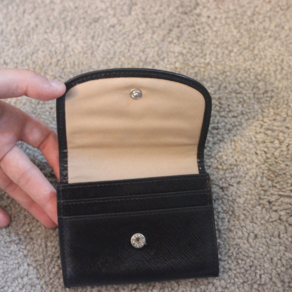 Black Leather Wallet - Picture 3 of 3